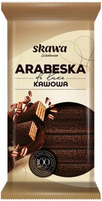 Хрустящие вафли Arabeska de luxe кофейная Скава 190 г в шоколаде / кофейные