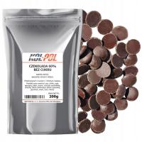 Темный шоколад 60% без сахара 200г фонтанов фондю десертов премиум Коль-пол