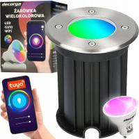 NAJAZDOWA OPRAWA LED RGB SMART LAMPA OGRODOWA GU10 STEROWANA APLIKACJA