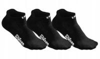 Damskie skarpety sportowe WILSON treningowe 3PAK czarne