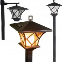 LAMPA LED SOLARNA DO OGRODU OŚWIETLENIE OGRÓD WYSOKA 155CM SOLAR LAMPKA