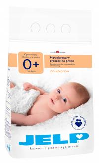 Hipoalergiczny proszek JELP 0+ dla dzieci do koloru 50pr 4kg