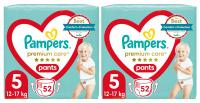 Pampers Premium Care 5 12-17 kg 2x52szt. Подгузники