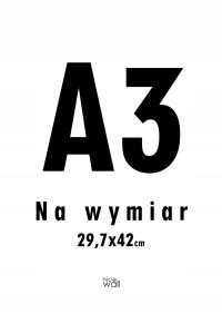 Плакат A3 печать плаката 29, 7x42 см или 42x29,7 см цифровая печать 200 г / м2