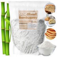 BŁONNIK BAMBUSOWY KETO 1kg, mąka bambusowa bez cukru weglowodanow CambioLa