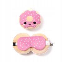 PODUSZKA PODRÓŻNA Z MASKĄ NA OCZY PĄCZEK CUSH318