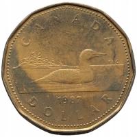 46019. Kanada, 1 dolar, 1987r.