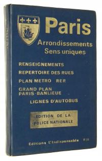 PARIS [Paryż]: Indicateur Des Rues De Paris [1986]