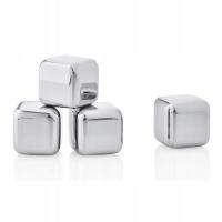 Zestaw 4 kostek chłodzących stalowych Lounge Blomus