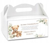 Коробка для торта коробки день рождения крещение-персонализированная наклейка