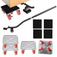 KRAFT&DELE ZESTAW PLATFORMY DO TRANSPORTU MEBLI NOŚNOŚĆ 450KG 9 SZTUK