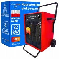 Польша мобильный электрический нагреватель EH-22 кВт вентилятор нагреватель термостат