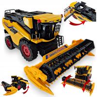 Комбайн New Holland зерноуборочный большой, привод подвижные компоненты трактор