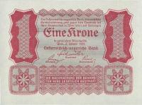 Австрия-1 Корона-1922-P73-St.1