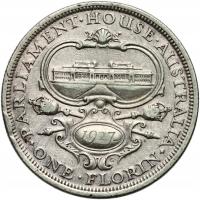 #B11# Australia, Jerzy V, floren 1927, Parlament