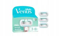 Gillette Venus Pro Smooth Sensitive – Komfort dla Skóry Wrażliwej 3 Wkłady