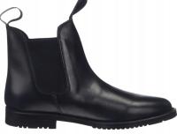 RHINEGOLD CZARNE BOTKI SKÓRZANE MŁODZIEŻOWE KLASYCZNE NISKIE 34 1J1B