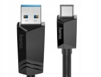 Hama KABEL USB-C – USB-A Gen1, 5 Gb/s 0,25m czarny
