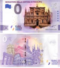 Банкнота 0-евро-Италия 2020-1 Monastero Certosa COL