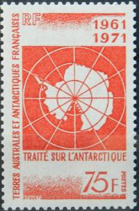 Francja - Terytorium Antarktyczne Mi. 67 **, 1971 r.