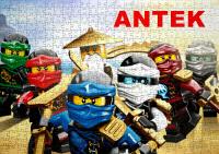 PUZZLE NINJAGO ИМЯ РЕБЕНКА БЕСПЛАТНО А3 - 252el