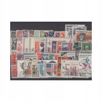 Pakiet Czechosłowacja 50 znaczków kasowane na czarnej karcie transportowej