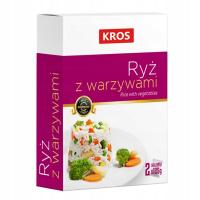 Ryż biały z warzywami 2 x 125 g saszetki 250g Kros