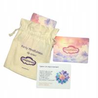 Karty Mindfulness ćwiczenia uważności dla dzieci - 54 karty w bawełnianym w