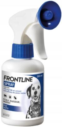 Frontline Spray na pchły i kleszcze DLA PSA I KOTA 250 ml
