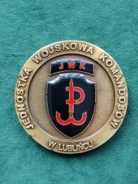 Medal-coin Jednostki Wojskowej Komandosów w Lublińcu