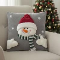 Poszewka Świąteczna Dekoracyjna Na Poduszkę z Bałwanem Na Prezent 42x46