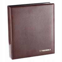 Обложка альбома для монет SCHULZ без страниц и разделителей бордового цвета M