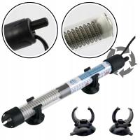 GRZAŁKA DO AKWARIUM Z TERMOSTATEM REGULACJA TEMPERATURY 18-32° 80-200L 200W