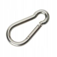 Karabińczyk 60x6 stal nierdzewna kwasoodporna A4 ~DIN 5299 C - 25 szt.