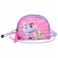 44 кошки кошелек сумка на шнурке кошки розовый