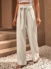 SHEIN BEŻOWE SPODNIE CASUAL 1E2 ZT1__S