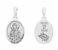 Серебряный медальон Ag 925 Святой Марии Магдалины MDC018