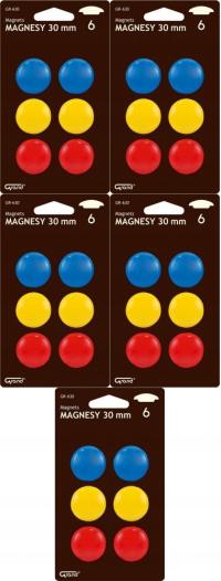 Magnesy 30mm blister Grand 6 szt. x5