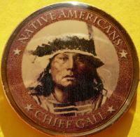 1$ USA 2010 RDZENNI AMERYKANIE INDIANIE CHIEF GALL