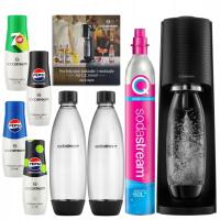 Saturator SodaStream Terra +2 butelki +cylinder+ syropy 4x440ml+ GRATIS