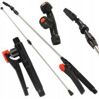 Насадка для распылителя, телескопическая металлическая ручка для распылителя, 2 насадки