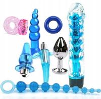 БОЛЬШОЙ НАБОР ДЛЯ СЕКС-ИГРЫ PLUG ВИБРАТОР АНАЛЬНЫЕ ПРОБКИ ВИБРИРУЮЩИЕ8EL.