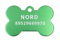 КОСТЬ ID АДРЕСНАЯ КАРТОЧКА ГРАВЕР ЦВЕТА МЕТАЛЛ