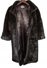 MNG SUIT искусственный зимний коричневый мех женский cudne XL