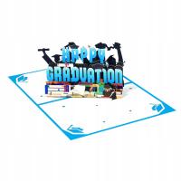 dla Happy Graduation Graduation Pop-Up Card Celebration Card prezent dla Hi