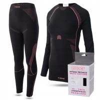 BIELIZNA DAMSKA TERMOAKTYWNA KOMPLET LEGGINSY + KOSZULKA BRUGI 2RCH