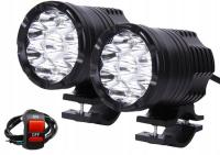 Мотоцикл галогенные лампы L9X 90W 9000lm светодиодные фары lightbar