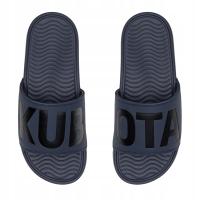 KLAPKI MĘSKIE KUBOTA GUMOWE BASENOWE PRO 2.0 GRANATOWO CZARNE LACZKI