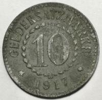 Niemcy żeton Poznań 10 Marek 1917 U511