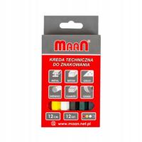 Kreda budowlana techniczna do znakowania kolor 12x